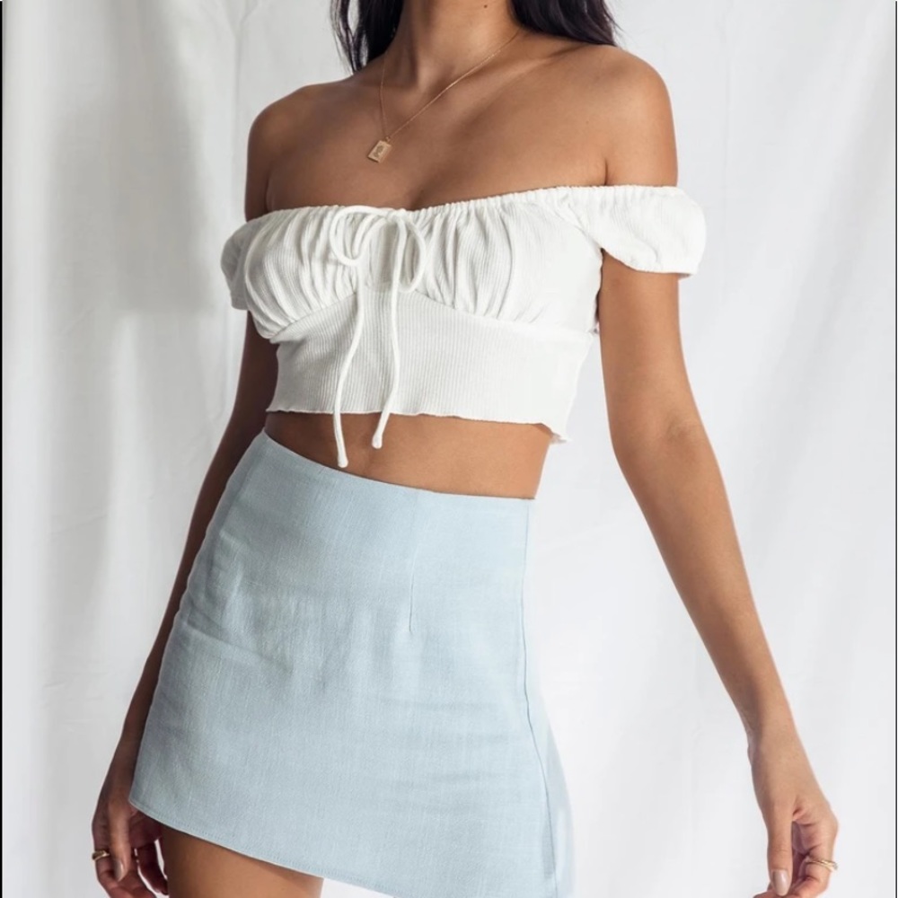 Princess polly Selby skirt blue size 2